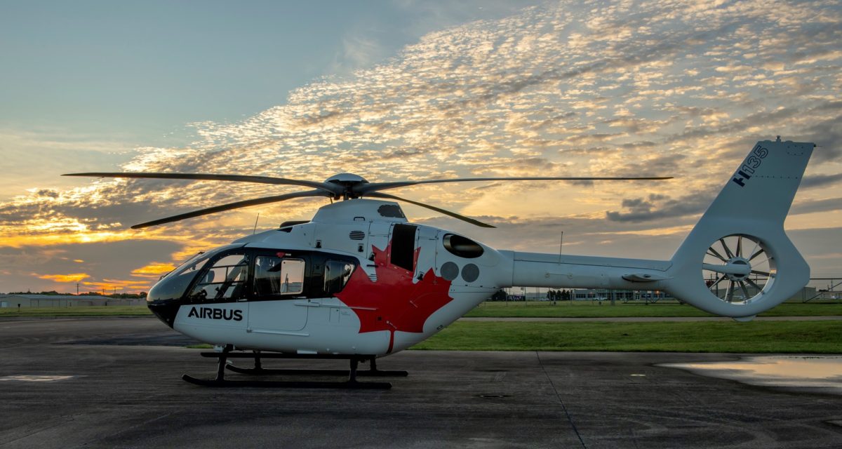 Airbus Helicopters Canada delivers first fivebladed H145 helicopter in