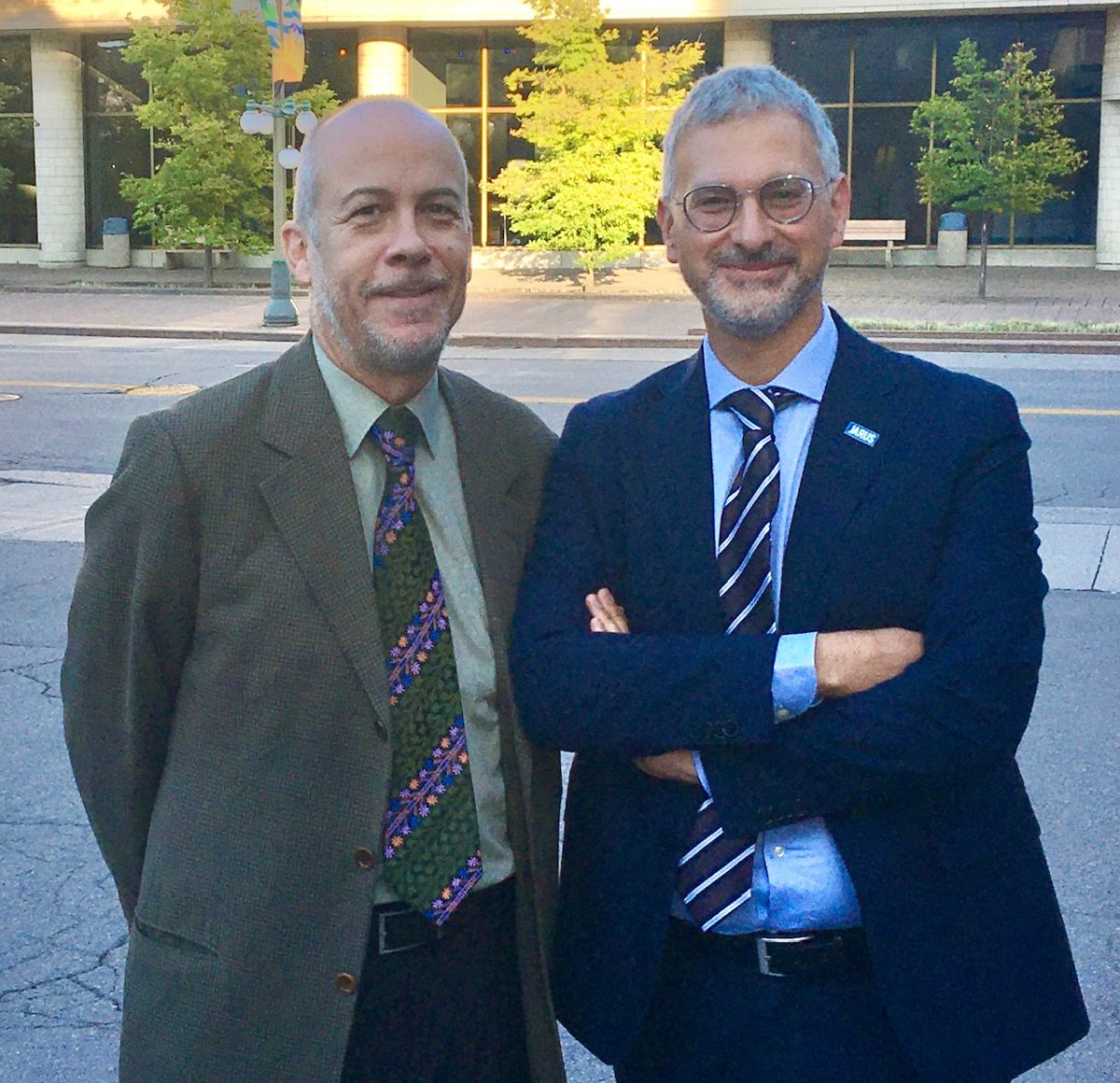 Giovanni Di Antonio, Chair and LIU Hao, Secretary General of the Joint