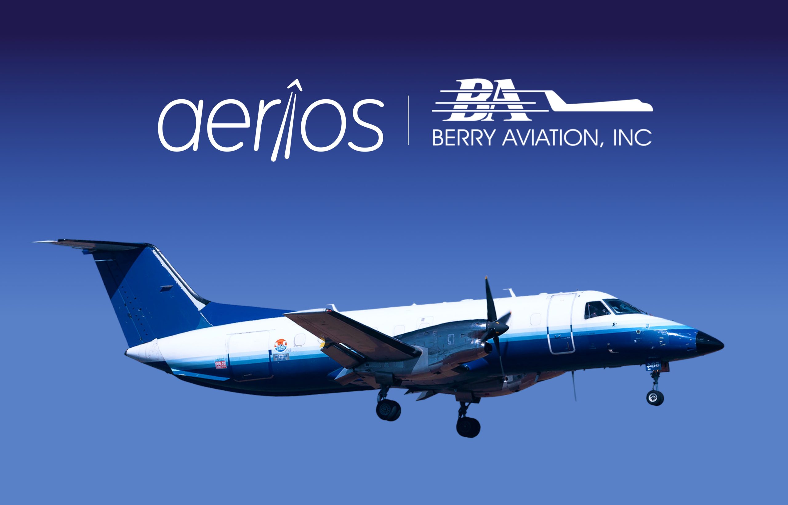 Aerios anuncia a Berry Aviation como su próximo cliente para la aplicación Carrier App
